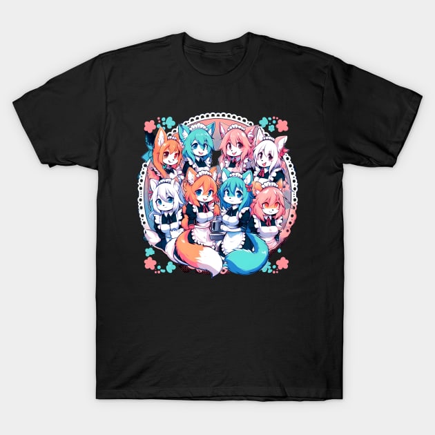 furryart T-Shirt by vaporgraphic